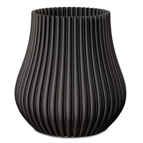 Vaso 3D Drop, Ø 21 cm, altezza 20 cm, Nero Velluto