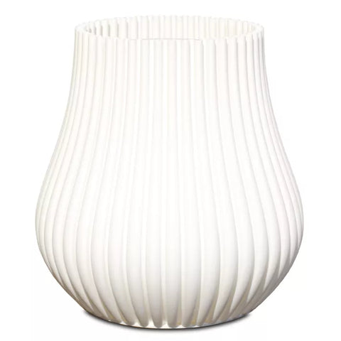 Vaso 3D Drop, Ø 21 cm, altezza 20 cm, Bianco