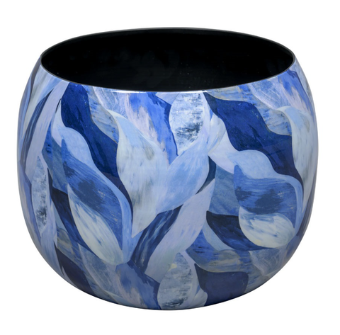Vaso in Alluminio Smaltato Bombay  blue