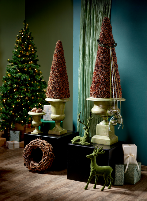 Cono piramidale D30H70 cm naturale