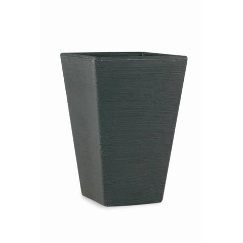 Vaso Giglio Quadro Conico Spazzolato